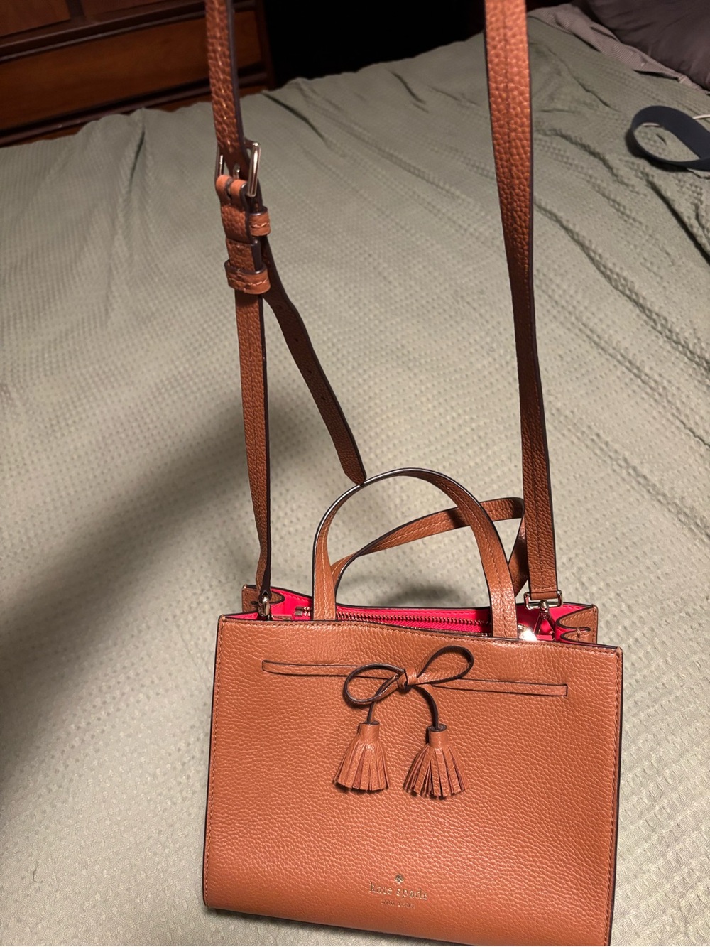Kate Spade Small Satchel Leather Purse - Picture 2 of 14